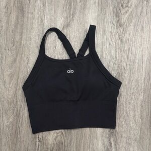 ALO Yoga Women's Sleek Black Sports Bra